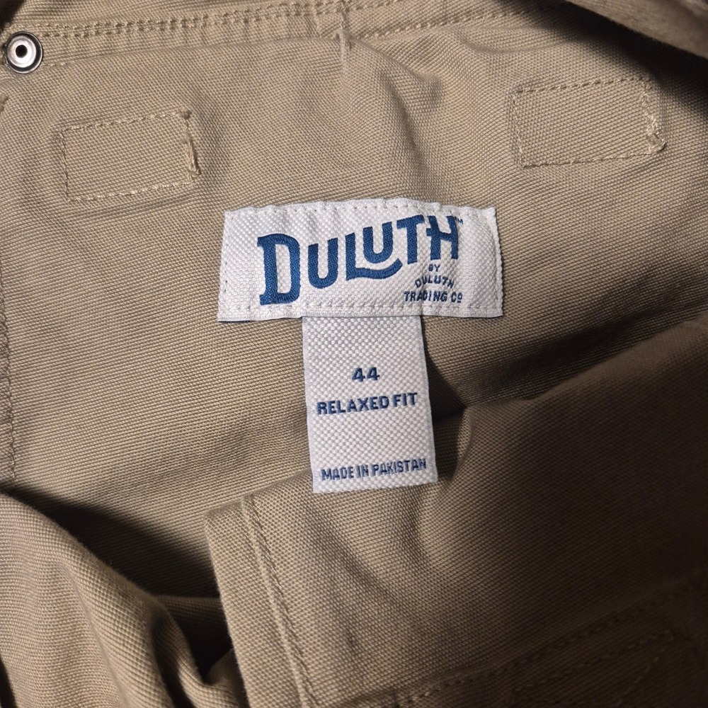 Duluth Trading Flex Fire Hose Cargo Shorts Mens 44 Khaki Utility Work - Picture 5 of 11